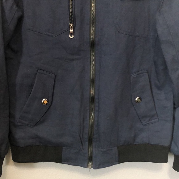 Knock off "Carhartt" coat Men's 2xl navy utility members only look jacket bomber - Picture 3 of 13